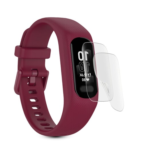 GARMIN vivosmart 5 専用 液晶保護フィルム 軟TPU素材で綺麗着脱、気泡&指紋防止、全面保護も完璧 反射低減 スクラッチ防止 GARMIN vivosmart5 保護フィルム
