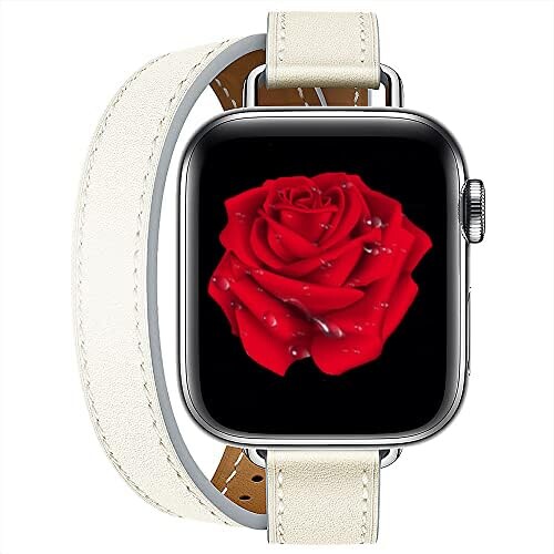 コンパチブル アップルウォッチ バンド 46mm40mm 38mm 41mm 45mm 44mm 42mm 49mm iWatch Series11 10 9 8 7 SE 6 5 4 3 2 1 Apple Watch バンド女性男性スポーツ交換高級本革二重巻細いストラップ (41mm 40mm 38mm 42mm(Se