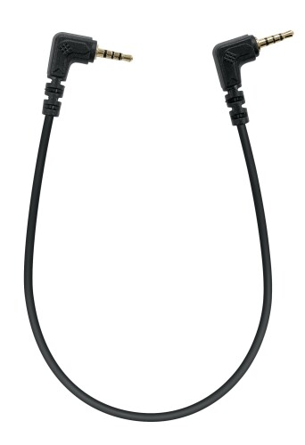 F-Factory 2.5mm 4極 ステレオケーブル (両端 L字/L型 超ミニプラグ オス- オス) 0.3m 金メッキ SML-SM..