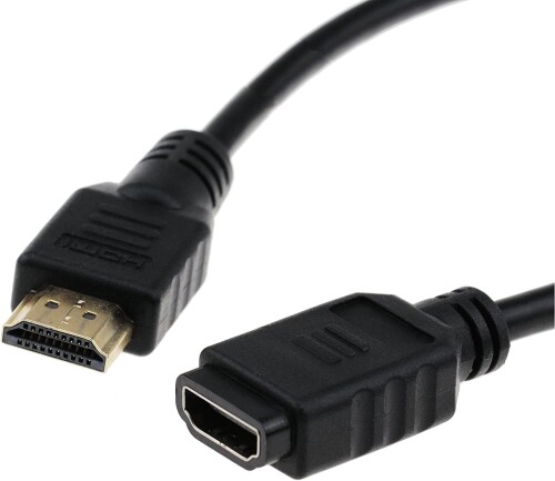 HDMI 延長ケーブル ファイヤーTVスティックに対応 金メッキ 30CM (タイプAオス - ...
