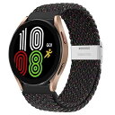 編組伸縮性腕時計バンドGalaxy Watch 6/6 Classic/5/4/4 Classicバンド 40mm 42mm 44mm 46mm 43mm 47...