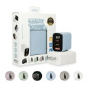 30W充電器 Type-C スマホ 3ポート USB スマホ充電器 海外使用 PSE認証済 ACアダプター 電源アダプター ノートパソコン GaNFastII (窒化ガリウム) 採用 iPhone 16-8シリーズ/Galaxy S23/Google Pixelシリーズ
