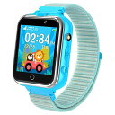 PTHTECHUS(R) 子供向けスマートウォッチ、キッズ 腕時計 smart watch for kids MP4 24ゲーム付き こども用腕時計、カメラ 音...