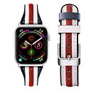 Oitom コンパチブル apple watch バンド 40mm/42mm/38mm/44mm 本革レザ ビジネス スポーツ アップルウォッチバンド seri...