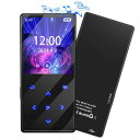 MP3プレーヤー 32GB内蔵 Bluethteeth5.0搭載 多機能デジタルオーディオプレーヤー 最大128GBまで拡張可能 HIFI スピーカー内蔵 2.4インチタッチパネル 操作簡単 TypeC急速充電 OTG機能 音楽/写真/録