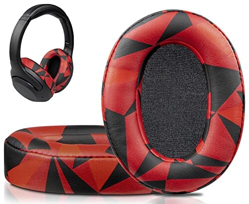 SOULWIT イヤーパッド 交換パッド for Sony WH-XB900N/WH-CH710N/WH-CH720N/WH-RF400/MDR-RF895RK 用 イヤークッション ヘッドパッド ノイズアイソレーション 高密度フォーム (レッドストーム) SOULWIT イヤーパッド 交換パッド for Sony WH-XB900N/WH-CH710N/WH-CH720N/WH-RF400/MDR-RF895RK 用 イヤークッション ヘッドパッド ノイズアイソレーション 高密度フォーム (レッドストーム)