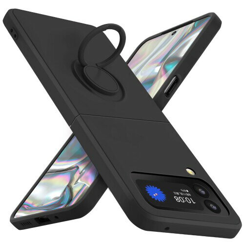 Galaxy Z Flip3 P[X O VR ϏՌ tpu SC-54B SCG12 Jo[ wh~ Otԍڃz_[Ή _ y h~ X^h@\ ~ EȒP ̌^ Jo[ Q08005-Z Flip3-03