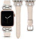 コンパチブル アップルウォッチ バンド apple watch バンド スマートウォッチ ベルト レディース 本革製 レザー 交換ベルト 柔らかい 38mm 4...
