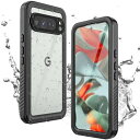 Miimall 対応 Google Pixel 9 Pro XL 用ケース 防水 耐衝撃 Pixel9 Pro XL 用防水ケース グーグル ピクセル 9 プロ XL 完全防水カバー ピクセル9プロ XL対応 IP68規格 滑り止め 防雪 防塵 全面保護 薄型 お