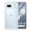 GUAGUA Google Pixel 7A ケース クリア ウェーブ ピクセル 7a ソフト TPU うねうね 純透明 ケース マツと感 人気 韓国 耐衝撃 超軽量 薄型 おしゃれ 黄ばみなし アクスタが入る スマホケース pixel7a