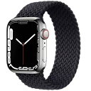(Dance Deer) Watch バンド ブレイデッド ソロループ watch 8 バンド VIAVIA 編組バンド コンパチブル 通気性 防汗 ナイロン素...