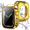 GEITOO 対応 Apple Watch ケース Series 6/5/4/SE/SE2 40mm アップルウォッチ PC素材+9H硬度ガラス 防水 防塵 一体型 高感度 高耐久性 耐衝撃 2 in 1 前後二重構造全面保護 装着簡単 脱落しやすい iWatch 40m(2)