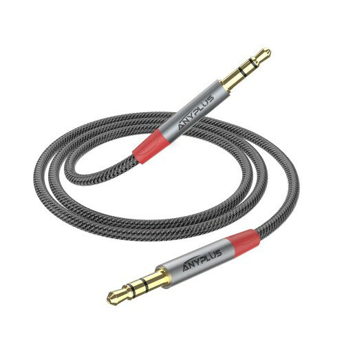 ANYPLUS 3.5mmオーディオジャックケーブル公対公 AUXケーブル iPhone イヤホンジャック対応 Pod、PC、iPad、ホームステレオ