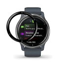 For Garmin Venu 2 フィルム ガーミン Venu 2 液晶保護フィルム PMMA+PC製素材・3D・高透過率・耐衝撃・防塵・飛散防止・指紋防止・...