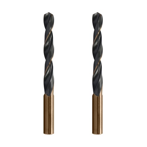Ohamtes 2本 両刃12mmの直柄の麻の花のドリル 高速鋼HSS 4341鉄/銅/プラスチック/アルミ板/金属材料/木..