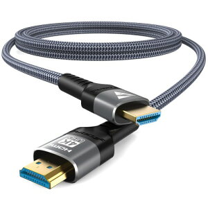 FDBRO 4K HDMI ケーブル UltraHD 18Gbps オス-オス 4K@60Hz 2K@144Hz HDR ARC 3D HDCP 2.2 HDMI 2.0 ケーブル, HDTV、PS4/PS5、Xbox、ビデオプレーヤー、モニターなどに対応-3m