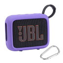 Houdsuem JBLGO4 Bluetooth ポータブルスピーカー 専用保護収納 シリコンケース GO 4 ケース (パープル)(2)