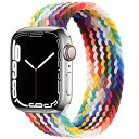(Dance Deer) Watch バンド ブレイデッド ソロループ watch 8 バンド VIAVIA 編組バンド コンパチブル 通気性 防汗 ナイロン素...