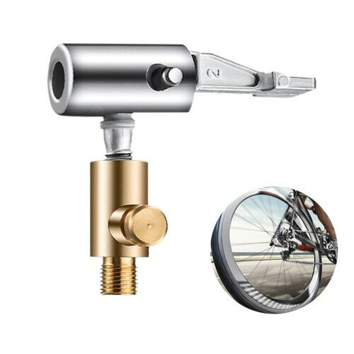 車のタイヤバルブアダプター 車用インフレータブルポンプコネクター ータアクセサリー 車のタイヤの空..