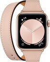 コンパチブル アップルウォッチ バンド 40mm 41mm 38mm 42mm 44mm 45mm 49mm 46mm レザー 二重巻き コンパチブル Appl...
