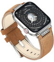 Caseultra Leather Bands and Case Compatible with Apple Watch Band 49mm 45mm 44mm...