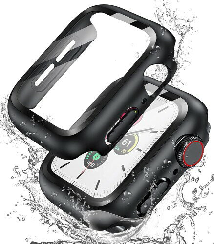 Apple Watch 7用 ケース ガラスフィルム 一体型 41mm アップルウォッチ保護カバー 全面保護 防塵 PC素材 タッチ感良好 高透過率 指紋防止 衝撃吸収