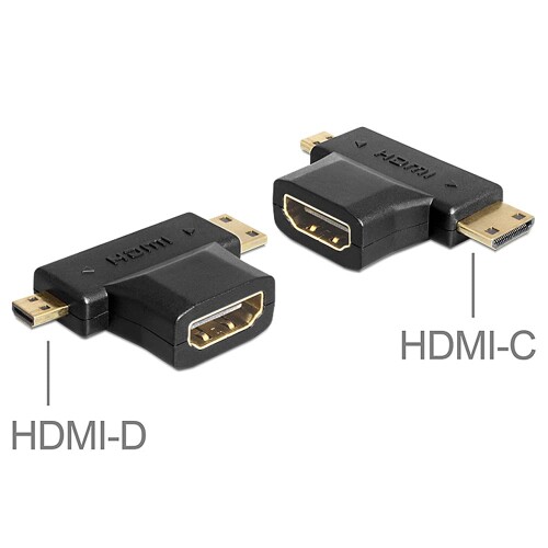ChenyangマイクロHDMIオスミニHDMIオスHDMI 1.4メス90度2 1互換コンボ