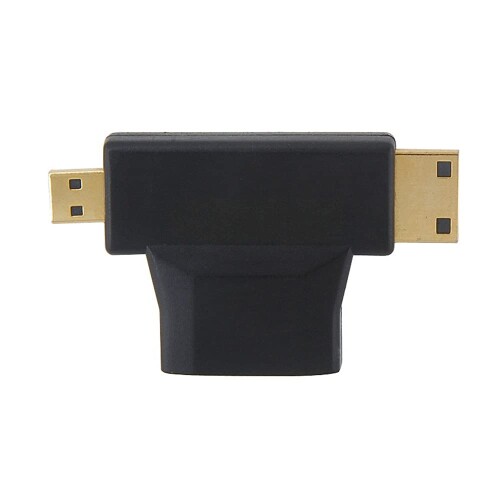 ChenyangマイクロHDMIオスミニHDMIオスHDMI 1.4メス90度2 1互換コンボ
