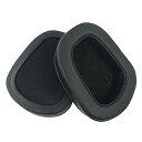 Chic Tuant イヤーパッド for Logicool (ロジクール) G933 G633 ヘッドセットに対応 交換用ヘッドホンパッドイヤークッションメモリーフォーム(ブラック) (プロテインレザーイヤパッド)