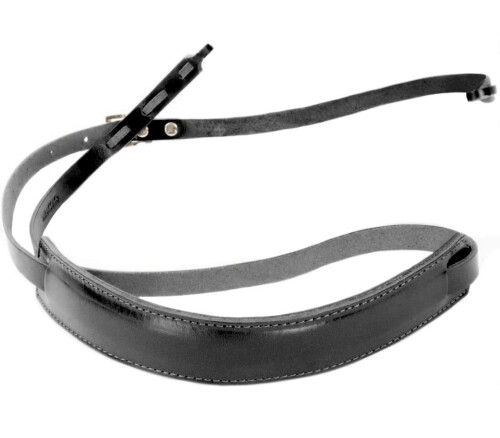 (ラフィカロ) イタリアンレザー 本革 カメラストラップ サイズ調整可能 一眼レフ ミラーレス メンズ レディース ブラック