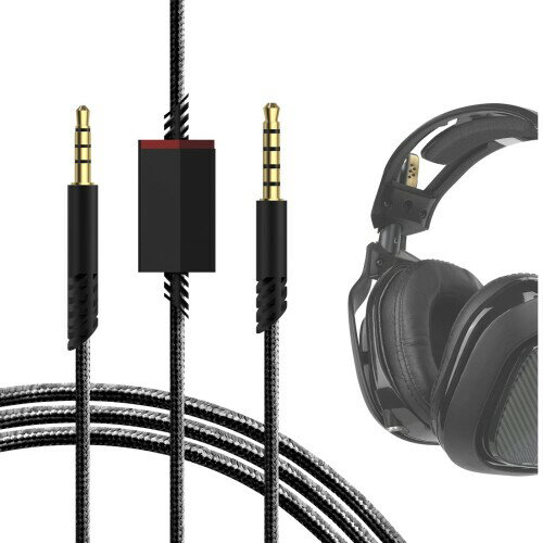 Geekria ケーブル Audio 互換性 オーディオコード ASTRO Gaming A10 Gen 2, A10, A30, A40, A40 tr Gaming Headsetヘッドホンケーブル 3.5mm AUX に適合する 200 cm