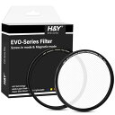 H&Y ストリークフィルター 77mm EVO ストリークトランスペアレント フィルターキット マグネット式 ねじ込み式両対応 ライン状フレア効果 薄枠 帯電防...