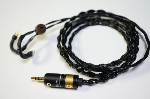 Whiplash Audio TWcu v3 NON OM Black Westone 交換用アップグレード・ケーブル Westone 4R/UM3XRC/UM2XRC, JH Audio, UE Custom対応