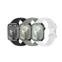 3本セット コンパチブル apple watch バンド アップルウォッチ バンド iwatch series 9/Ultra2/Ultra/8/7/6/5/4/3/2/1/SE スポーツバンド 交換用ベルトiwatch 38/40/41/42/44/45/49mm おしゃれ 防汗 柔らかいシリコ