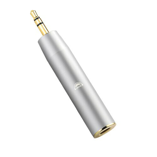 okcsc DJ35 3.5mm-6.35mm 変換プラグ オーディオ変換 3.5mm(オス) - 6.35mm(メス) 変換コネクター 純銅メッキ ヘッドフォン・スピーカー・アンプ・ギターに適合する 1個