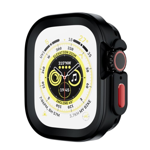 MTRRISE Apple Watch ケース 49mm 対応 落下 衝撃 吸収 簡易着脱 シンプル スリム 軽量 保護カバー ア..