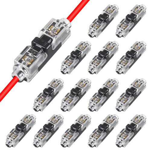 15PCS低電圧ワイヤコネクタ1ウェイクイックはんだ付けワイヤスプライスIタイプターミナルブロック自動..