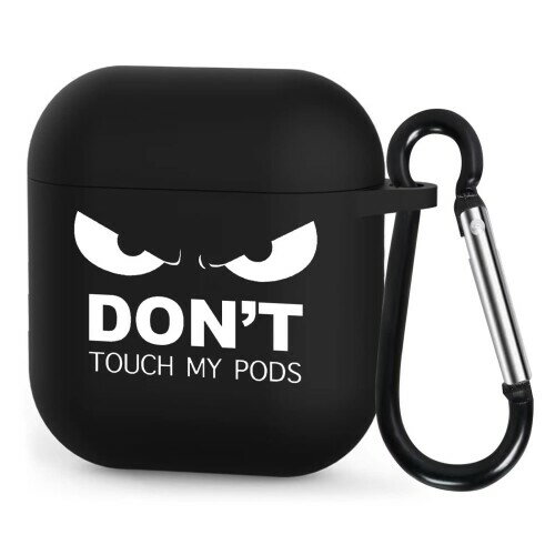 AirPods P[X Don't Touch Me N[ubNJo[ L[z_[t rbOAO[ACY L[gȖϏՌ Airpods 1 2 P[XMtg Y {[CYp 炩Ń\tg