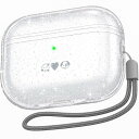 NIUTRENDZ Airpods Pro 第2世代 ケース 透明TPU保護カバー 分離式 LED可視 全面保護 落下防止 キズ防止 耐衝撃 防塵 Airpods Pro 2(2022)用 (Airpods Pro 第2世代, ブリンブリン)