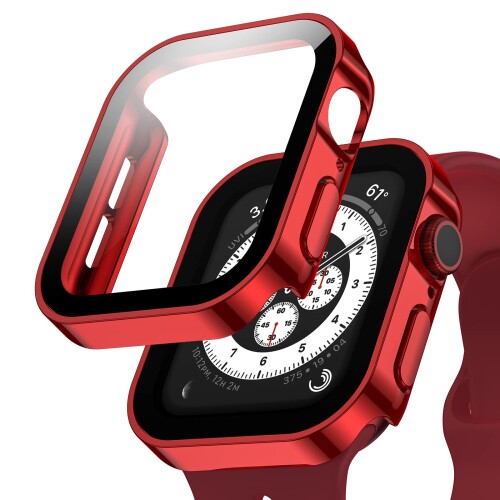 Singiuzoo Apple Watch 用 防水ケース 46mm 42mm アップルウォッチ ケース 3D直角エッジデザイン 保護 アップルウォッチ Series 10 カバー ガラスフィルム 一体型 高透過率 硬度9H 一体型 光沢 軽量 全 Singiuzoo Apple Watch 用 防水ケース 46mm 42mm アップルウォッチ ケース 3D直角エッジデザイン 保護 アップルウォッチ Series 10 カバー ガラスフィルム 一体型 高透過率 硬度9H 一体型 光沢 軽量 全