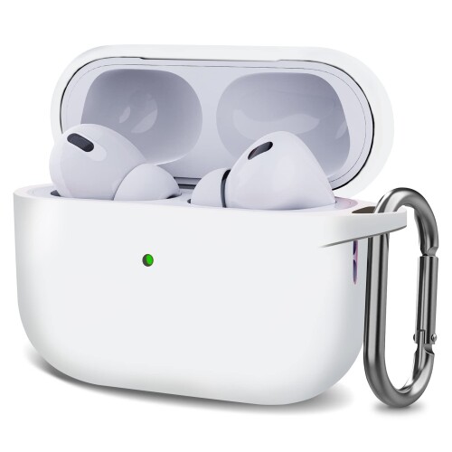 AirPods Pro2 P[X (2022)p AirPods Pro 2 P[X VRیP[X Jrit tVRP[X ϏՌ OdwیLED CX[dΉ (zCg)