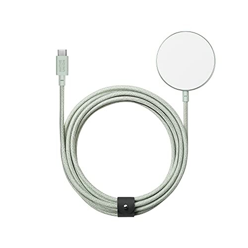 Native Union Snap マグネットワイヤレス充電器 ? iPhone 16, 16 Plus, 16 Pro, 16 Pro Max用のMagSafe充電 ? 内蔵10フィート/3m USB-Cケーブル ? Qi対応デバイス向け15W高速充電 (Sage) Native Union Snap マグネットワイヤレス充電器 ? iPhone 16, 16 Plus, 16 Pro, 16 Pro Max用のMagSafe充電 ? 内蔵10フィート/3m USB-Cケーブル ? Qi対応デバイス向け15W高速充電 (Sage)