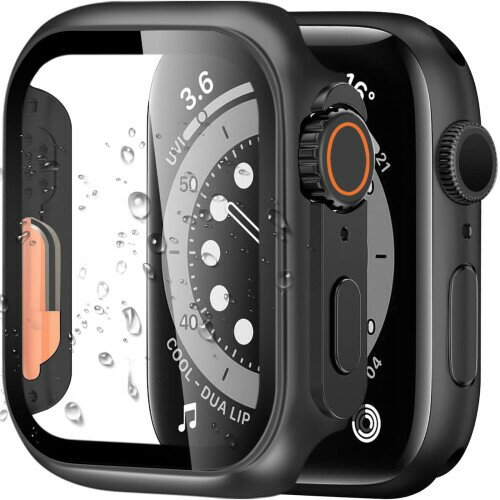 AIYYXX アップルウォッチ カバー40mm 44mm 41mm 45mm対応 数秒で Ultra シリーズの外観に変換できます 超薄型 PC+ガラス素材 高透過率apple watch カバーキズ防止 簡単に取り付け・取 全面保護 apple wa