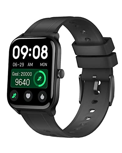 スマートウォッチ レディース 新モデル Smart Watch 活動量計 万歩計 腕時計 1.69インチ大画面 文字盤自由設定 20種類運動モード 長持ちバッテリー 明度調整 着信通知/拒否 タイマー スマホ