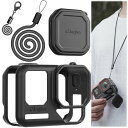 Taoricup Insta360 Ace Pro 2 対応 保護ケース シリコンケース 保護カバー シリコンカバー+レンズキャップ+ストラップ Insta360 Ace Pro 2 対応 アクセサリー プロテクター 強化保護 高耐久 衝撃吸収