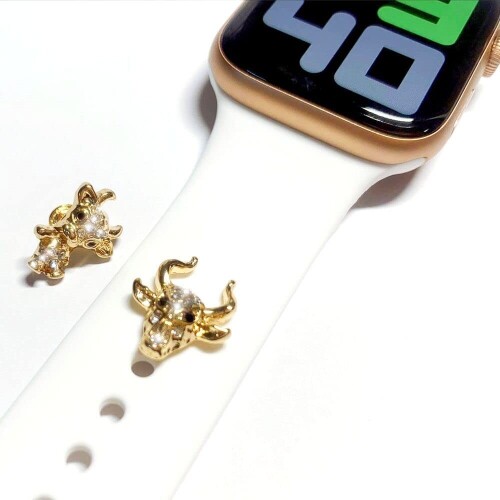 2個 アニメーション DIY かわいい iwatch バンド 腕時計の装飾 アクセサリー For Xiaomi Mi iWatch Fit..