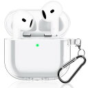 ohyes AirPods 4 ケース AirPods 第4世代 ケース TPU 透明 エアーポッズ4 ケース AirPods 4世代 保護カバー 全面保護 充電ケース LEDライトが見える 耐衝撃 軽量 キズ防止 おしゃれ ワイヤレス充電対