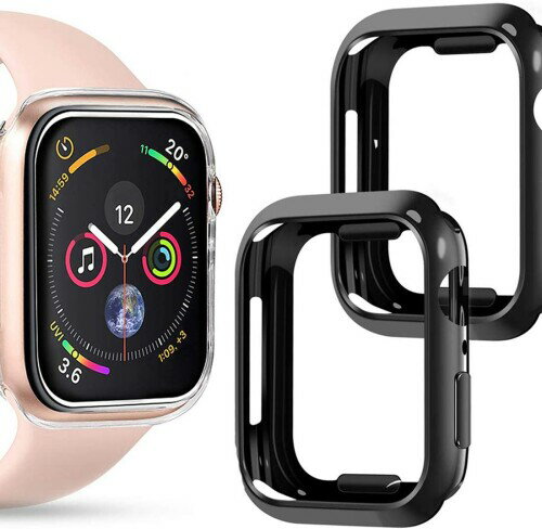 コンパチブル Apple watch ケース44mmアップルウォッチ ケース、カバー 柔らかい落下防止 保護ケース iwatch 44mm ケースTPU Apple Watch Series 6/5/4カバー アップルウォッチシリーズ 4/5/6 44mm ケース (