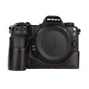 Rieibi PUレザー保護ハーフケース Nikon Z6IIIカメラ用 - ハンドグリップと開口部ボトムデザインのNikon Z6IIIケース