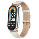 (LanQii) レザーバンド 用の Xiaomi Smart Band 10 / 9 / 8 用の Xiaomi Mi Band 10 / 9 / 8 対応 ...